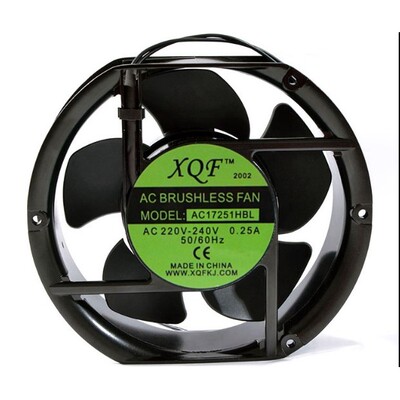全新XQF AC17251HBL 220V 15050 0.25A 加湿器12038散热风扇12025
