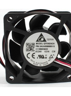 全新台达QFR0624GH/EH/SH/UH DC24V 0.21A/0.15A变频器控制柜风扇