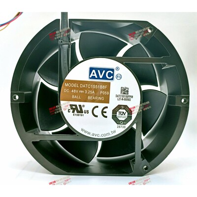 DATC1551B8F DC48V 3.25A 原装正品AVC 172*150*51大风量进口风扇