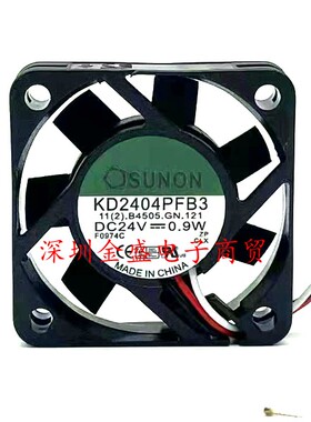 TAJUN KD2404PFB3 24V 0.9W 4CM 4010 3线 报警信号变频器风扇
