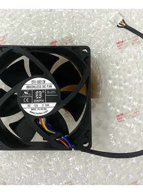 全新原装东维丰EFC-08E12W 12V 0.70A 8025 双滚珠RD+PWM散热风扇