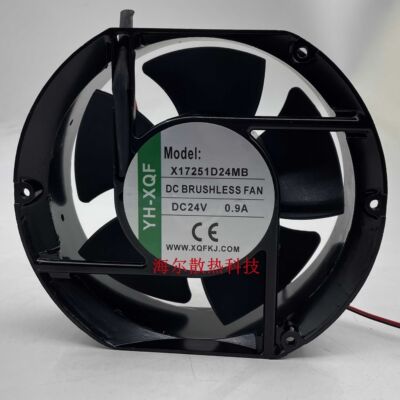 YH-XQF X17251D24HB/UB/MB/LB 24V变频器散热风扇17251 17cm/厘米