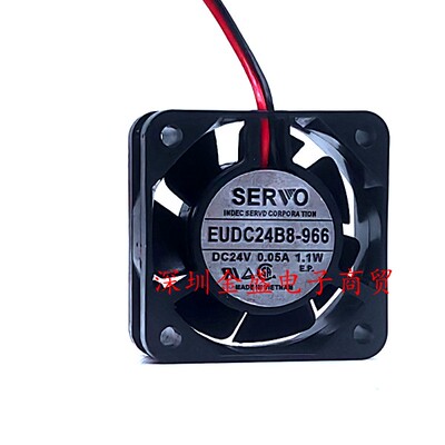 EUDC24B8-966 DC24V 0.05A 1.1W 4CM 原装日本精工伺服风扇变频器