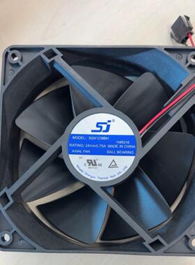 全新SJ SI241238BH 1NR014 12CM 24V 0.75A变频器散热风扇12038