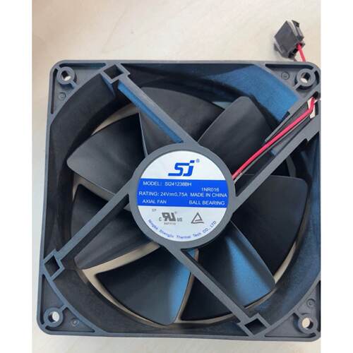 全新SJ SI241238BH 1NR014 12CM 24V 0.75A变频器散热风扇12038