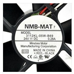 3112KL-05W-B69/B60原装NMB-MAT 24V 0.28A 镗床变频器散热风扇