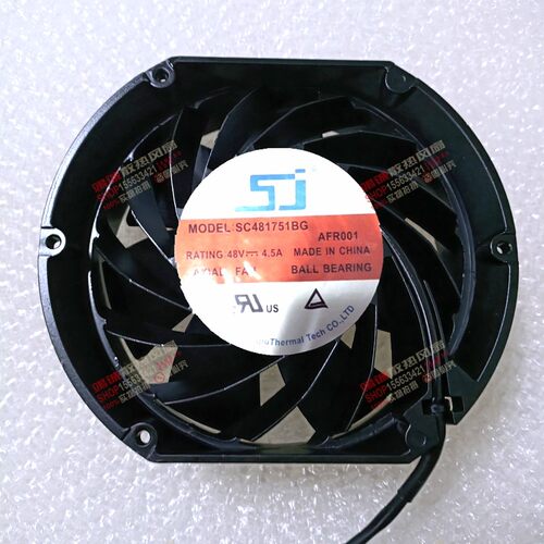 原装正品SJ SC481751BG 48V 4.5A 17251 17CM 4线暴力散热风扇