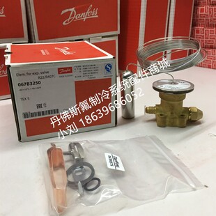 Danfoss丹佛斯热力膨胀阀感温包 TEX5-067B3250 动力头R22/R407C