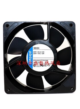 德国ebmpspat TYP 9950/9956L/M 230V 14/12W交流散热风扇TYP4958