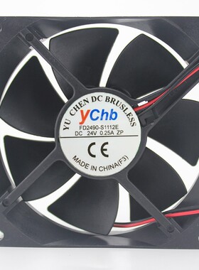全新正品YChb FD2490-S1112E 24V 0.25A 9025 变频器机箱散热风扇