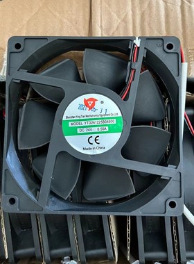 全新应天YTD241225B04800 12025 24V 0.50A 变频器大风量散热风扇