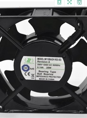 MUTUAL MOTOR M115BA1H M145CA/M195FEA2H DCS控制柜换气风扇200V