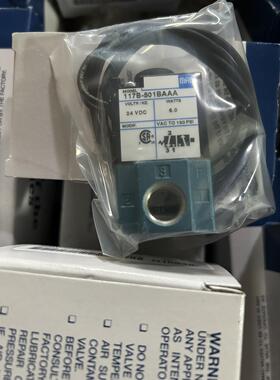 美国原装MAC电磁阀 117B-501BAAA  117B-501BA 2023年新日期标签