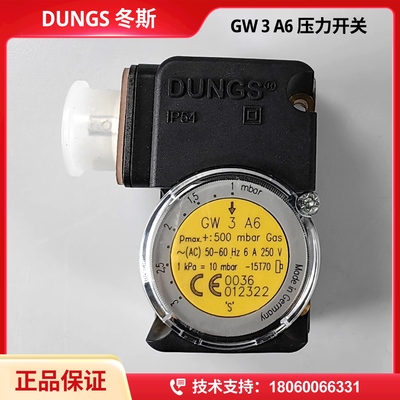 DUNGS冬斯GW3A6 GW10A6 GW50A6 GW150A6 GW500A6压力开关