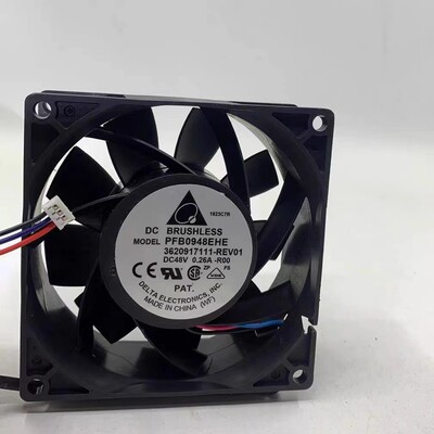台达PFB0948EHE/GHE/UHE 48V 9038 9CM散热风扇0.26A/0.42A/0.80A
