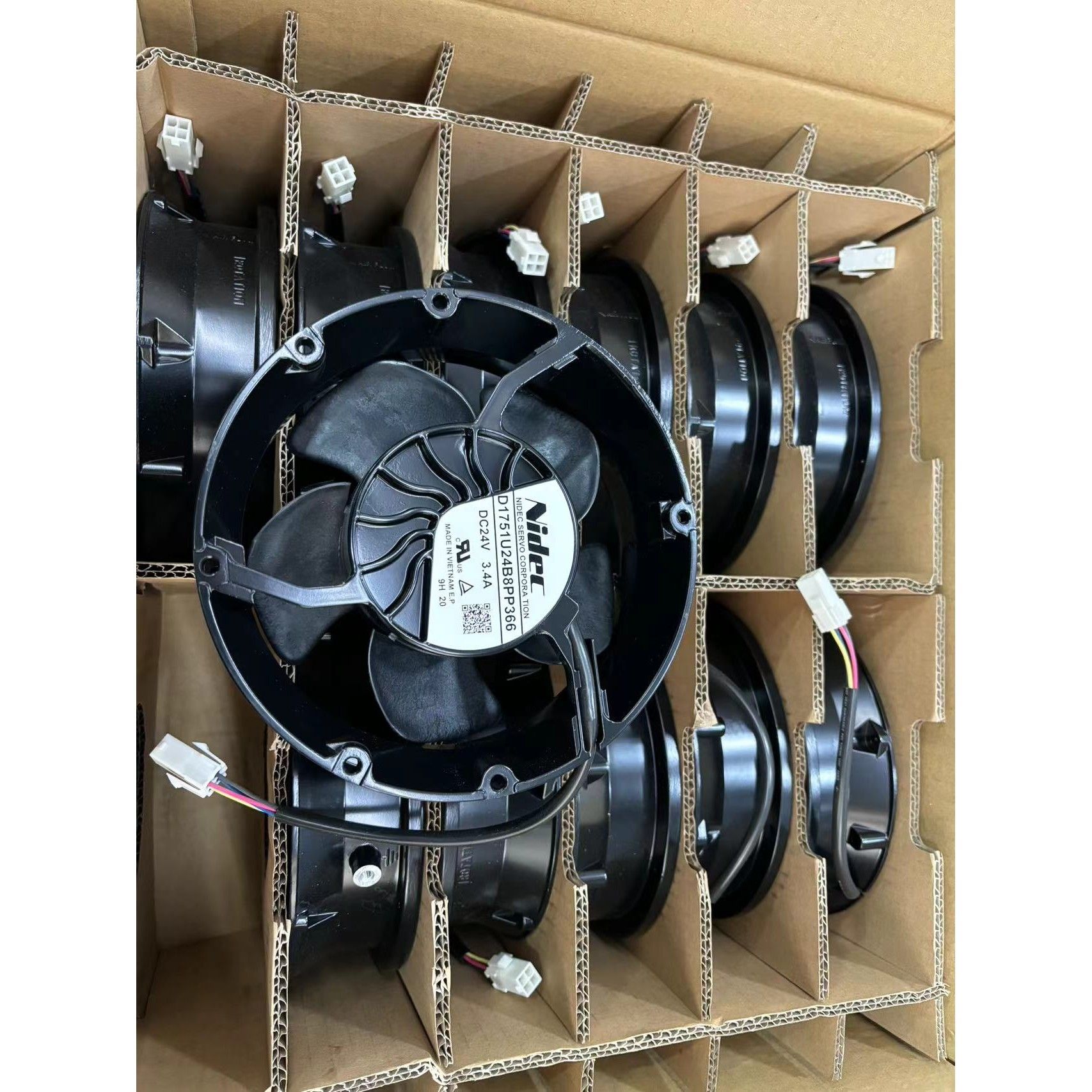 全新Nidec D1751U24B8PP366/P363 ABB580-880变频器3.4A风扇DC24V