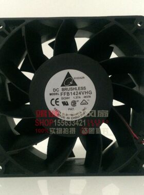 台达 FFB1424VHG 14050 14CM 24V 1.37A 大风量暴力变频器风扇