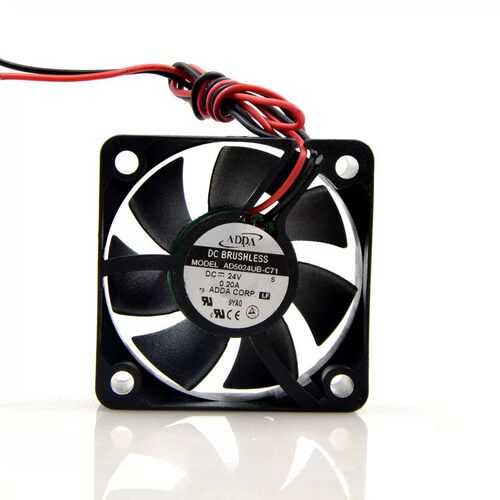 台湾ADDA 5cm双滚珠风扇 24V 0.20A AD5024UB-C71 5020变频器风扇