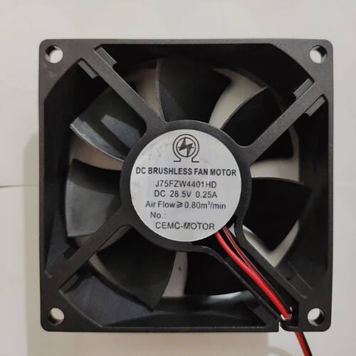 全新J75FZW4401HD DC28.5V 0.25A变频器散热风扇80*80*25mm