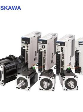 SGDV-2R8A01B002000+SGMJV-04ADD6S安川5系列伺服电机400W套原装