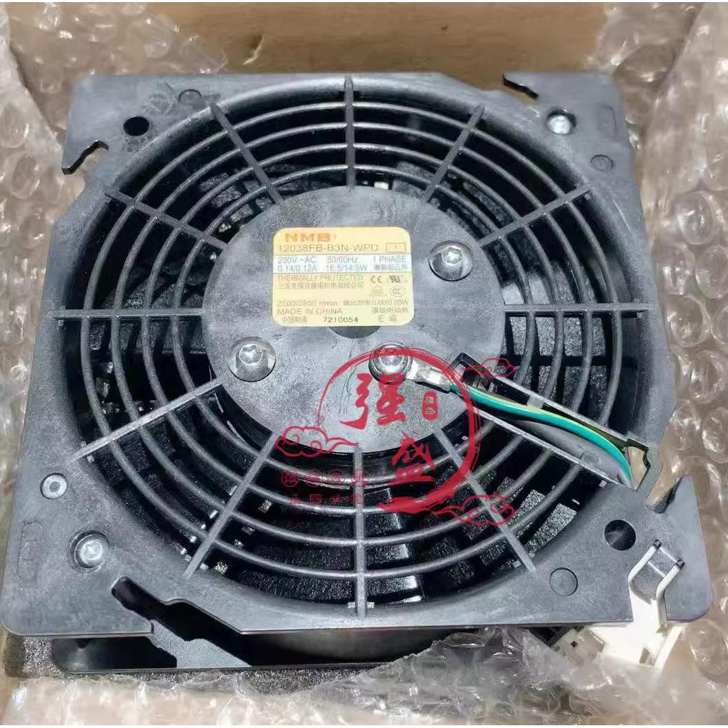 NMB美蓓亚 12038FB-B3N-WPD A1N 230V KB18-3P 12038交流12CM风扇