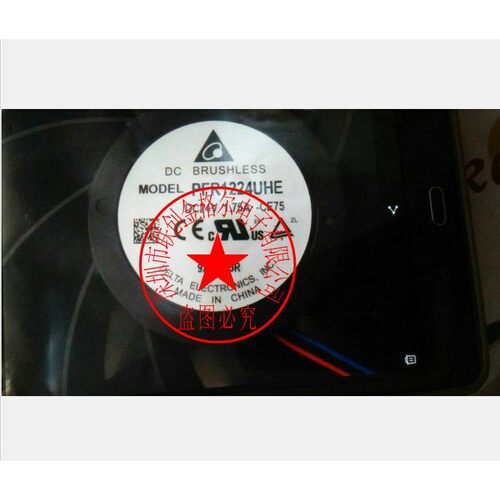 PFR1224UHE -CE75 DC24V 1.75A 三线 原装正品 12038进口风扇