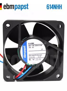 614NN 614NHH 全新原装德国进口风机 6025 24V 变频器散热风扇