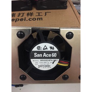 三洋 6025 9RH0624P4J031 0.24A 4线变频器散热风扇6CM DC24V 原装