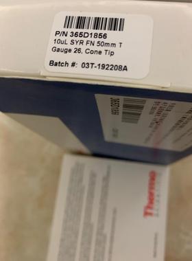 Thermo赛默飞进样针365D1856 10ul 6支/盒 可替代36500525
