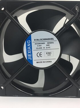 全新JIEXIANG JX20060HBL/HSL 220-240V 22060机柜12038风扇17251