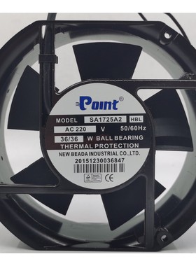 全新Polnt SA1725A2/A1/A3 HBL 220V/110V/380V 36W 机柜散热风扇