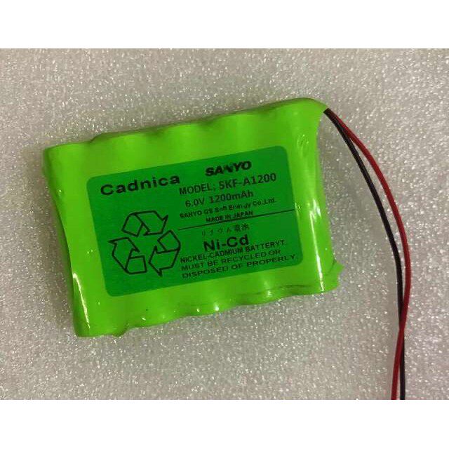 sanyo充电电池Model 5KF-A1200 6V 1200MAH Cadnica
