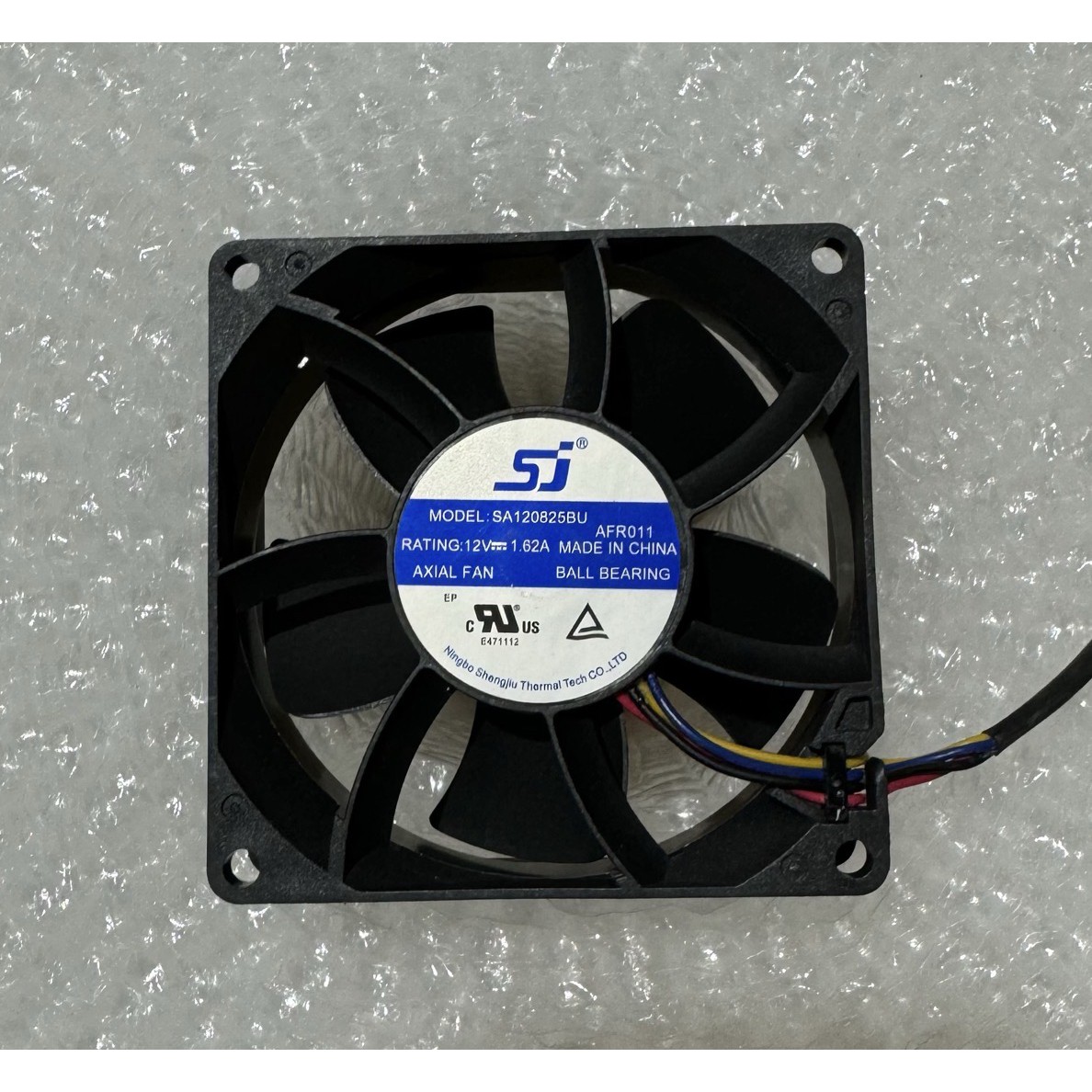 全新SJ SA120825BU 12V 1.62A 8CM 8025 4线 变频器散热风扇