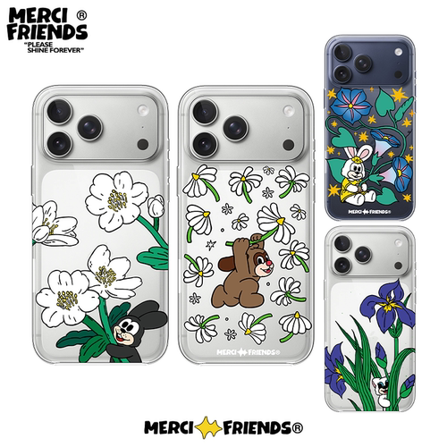 MERCI FRIENDS主理人合作 - 花朵系列-适用iPhone15-17手机壳