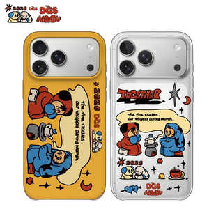 NIDIEZH主理人合作-GoGoPair系-茶话小友-适用苹果iPhone14-17系