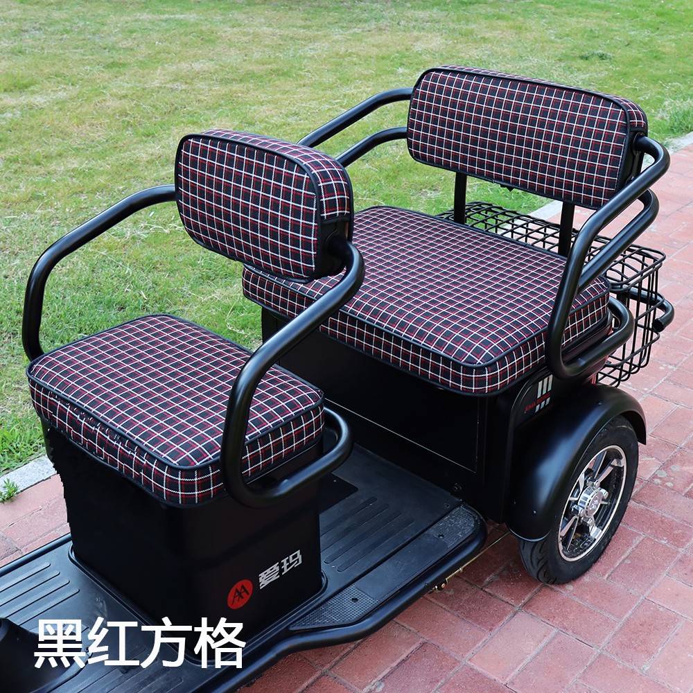 万仕达电动三轮车座套尼普拉570万事达休闲套子皮革放水防雨皮质