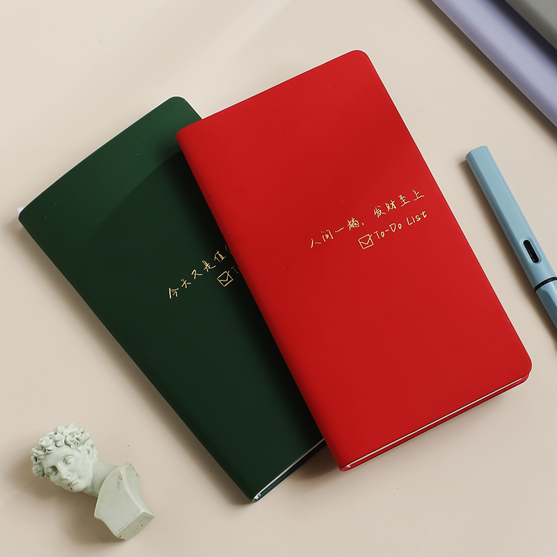 SRGH皮革文艺手账A6创意小清新