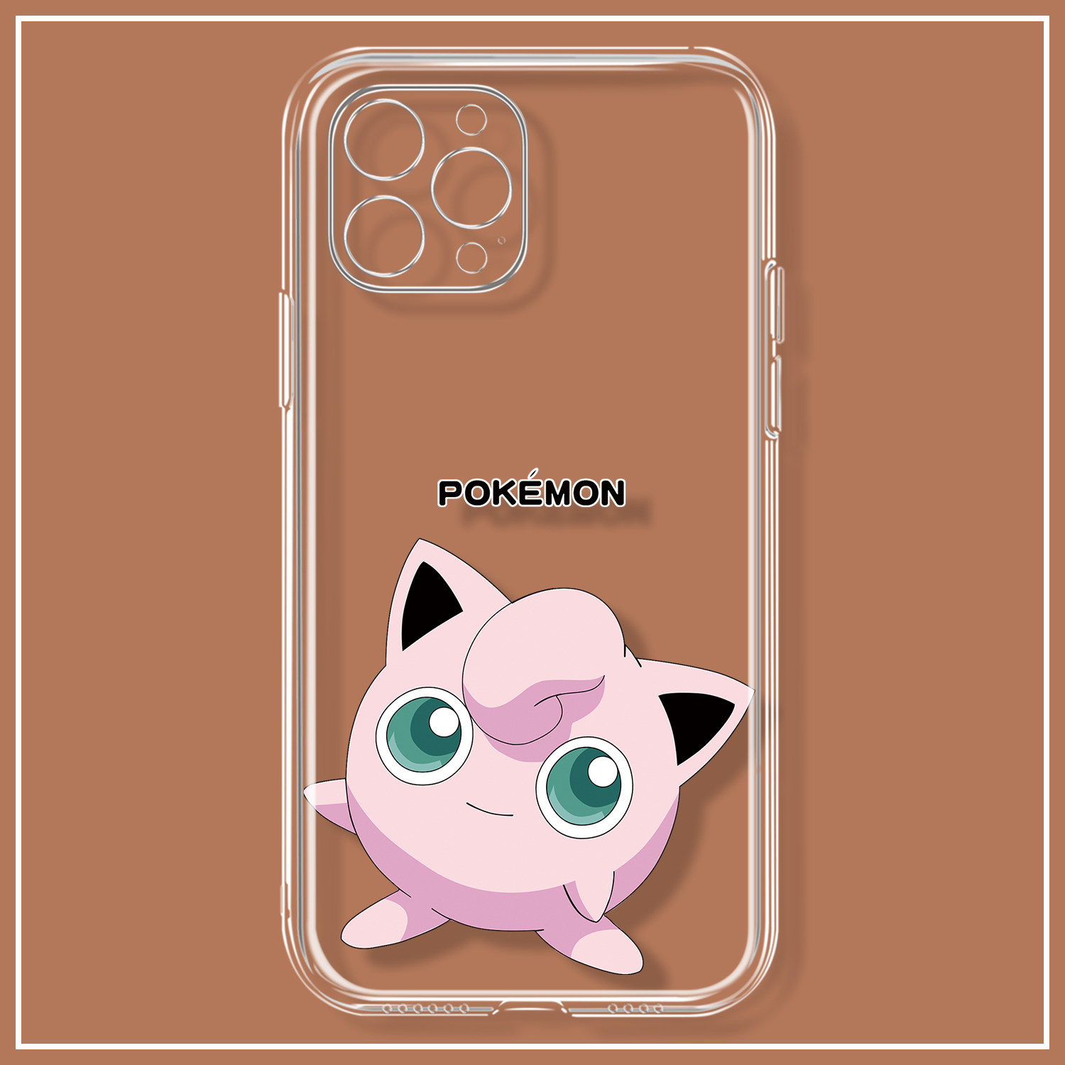 卡通可爱胖丁神奇宝贝适用苹果13华为荣耀70vivo小米12oppo手机壳