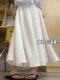 新款 白色裙裤 裙 高腰垂感a字半身长裙小个子慵懒冰丝阔腿裤 女春季
