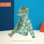 UPF80 户外儿童专业级防晒衣小女孩夏季 薄款 凉感透气连帽外套女童