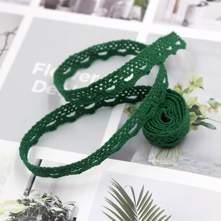 包邮 服装 百搭彩色狗牙全棉蕾丝镂空棉线花边 饰 辅料 bjd娃衣装 5米