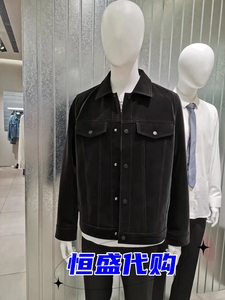 GXG男装2022秋装新款男士皮衣 夹克外套修身翻领休闲GD1121096I