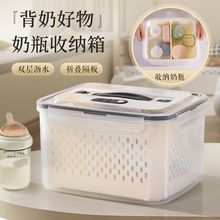 洗奶瓶专用盆婴儿宝宝食品级高温消毒烫奶瓶沥水收纳盒吸奶器清洗