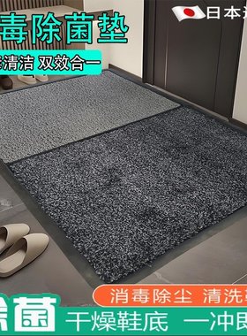 日本杀菌消毒地垫进门口入户擦鞋底消毒神器防疫家用清洁脚踏门垫