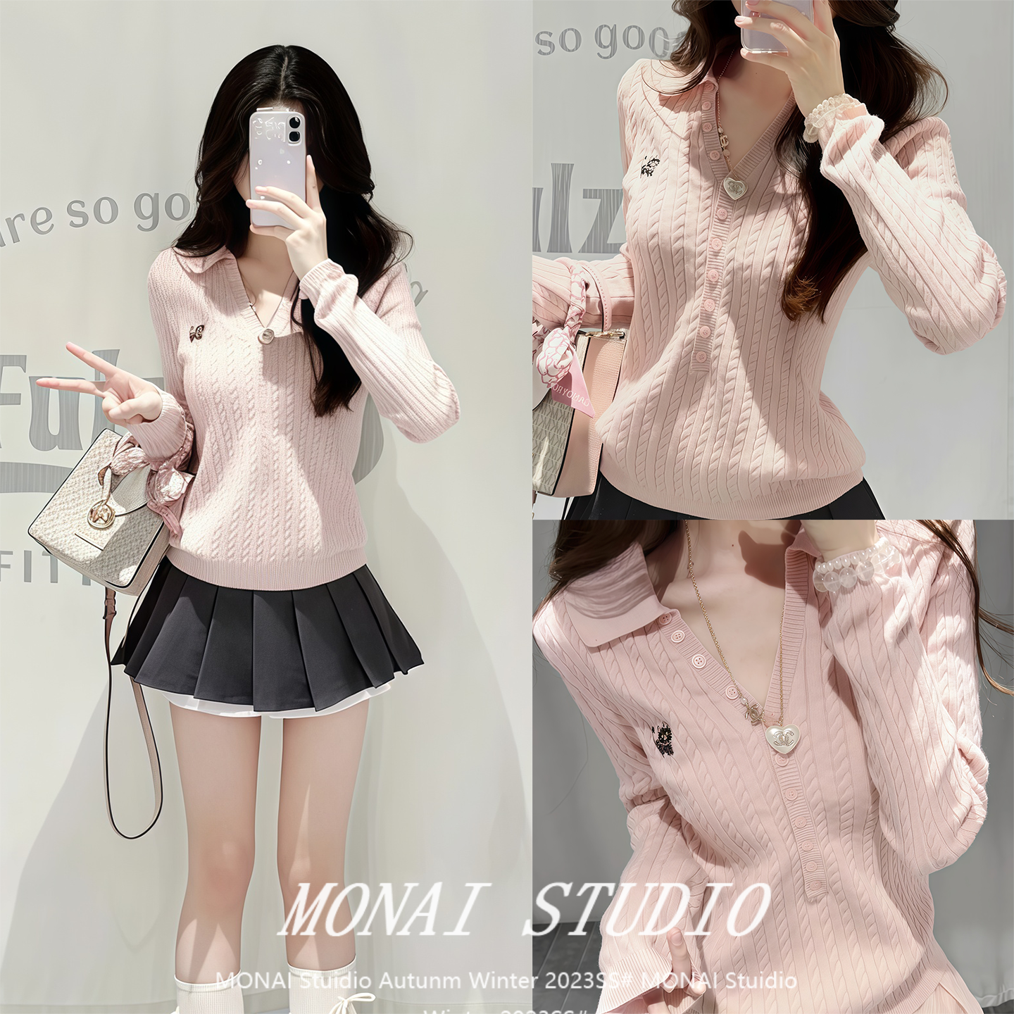 【morningbloom~】miu系针织衫