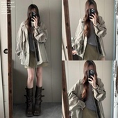 JULY FAIRY 英伦风风衣女2025秋季 新款 气质休闲日系百搭外套