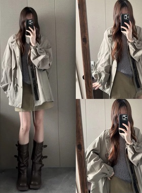 【JULY FAIRY~】英伦风风衣女2025秋季新款气质休闲日系百搭外套