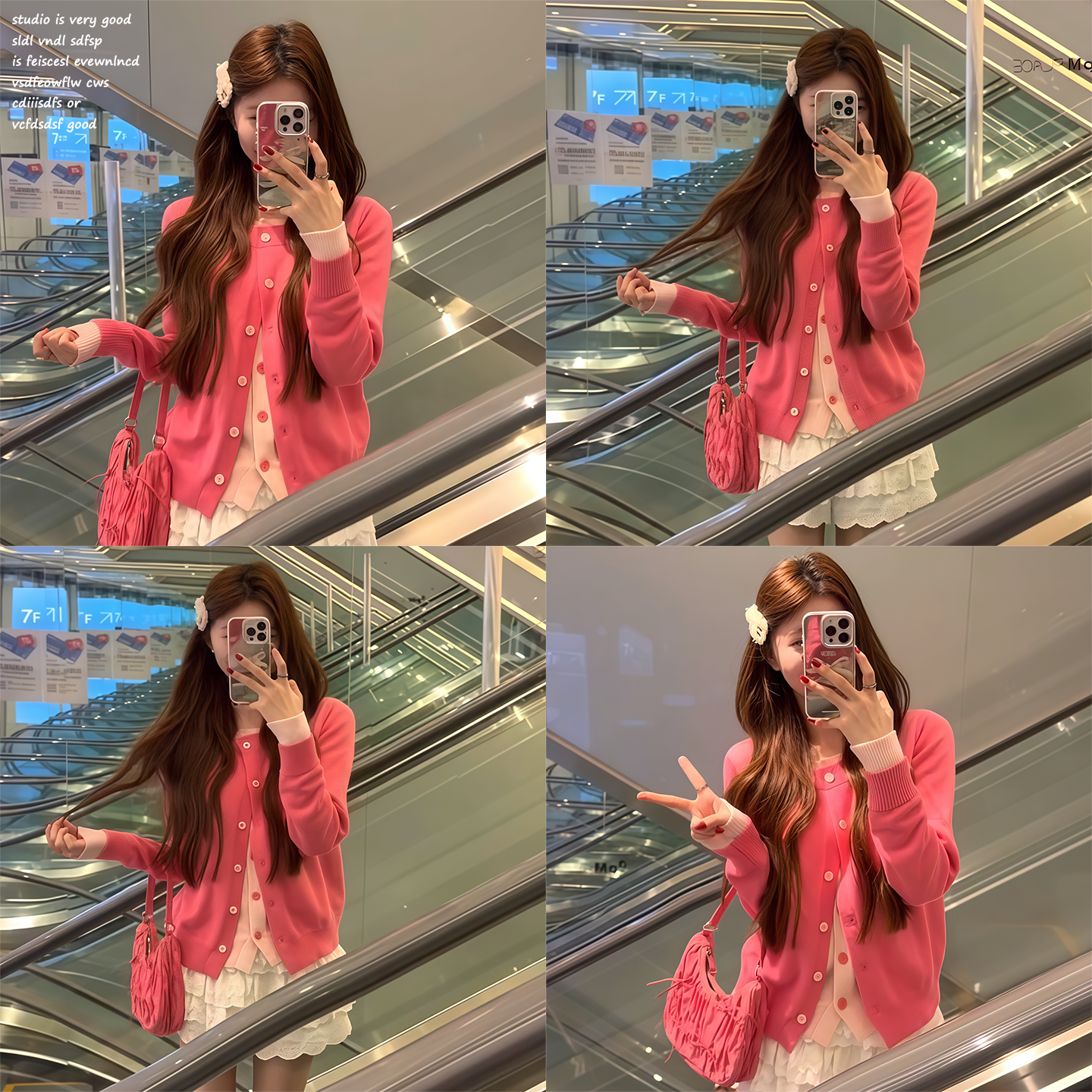 【CreamKitten~】假两件开衫女