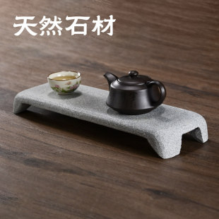 茶壶托天然石材茶托功夫茶具配件石头隔热垫茶台托盘茶壶茶杯垫