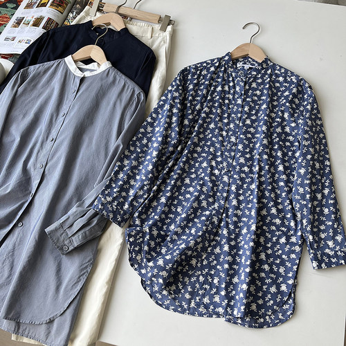 真丝混纺长衫长袖外套